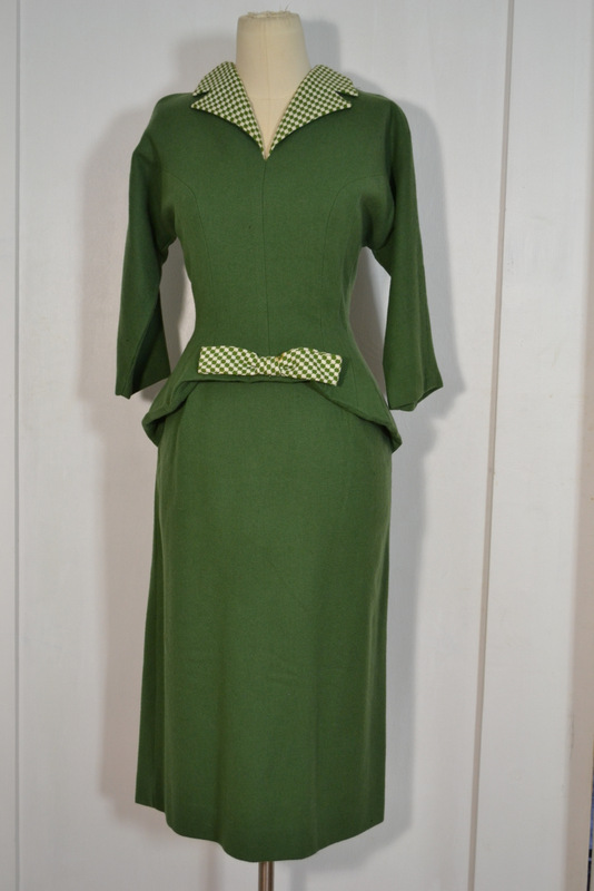 Is this neat dress from the 40's or 50's? | Vintage Fashion Guild Forums