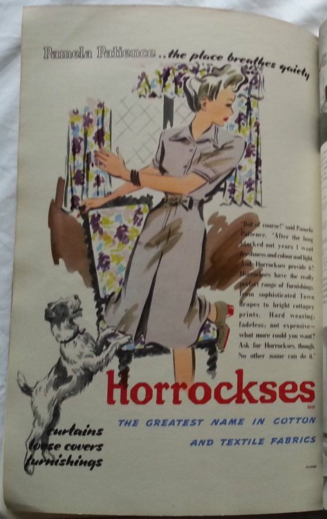 Horrockses 1946 1947 cotton and textile fabrics from Daily Mail Ideal Home book.JPG