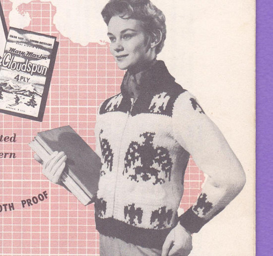 Mary maxim clearance cowichan sweater patterns