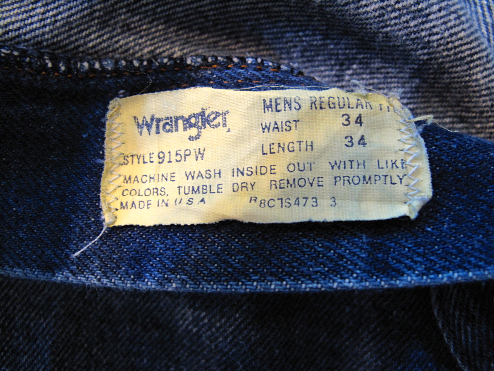 Question about Wrangler Jeans | Vintage Fashion Guild Forums