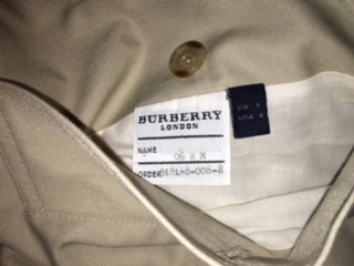 authentic burberry jacket