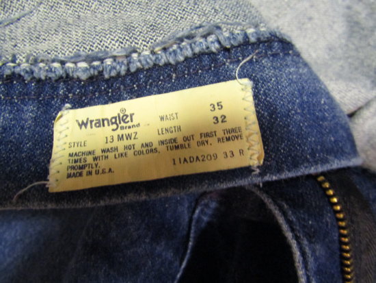 HELP! Need help with Wragler Jeans care labels identification | Vintage  Fashion Guild Forums