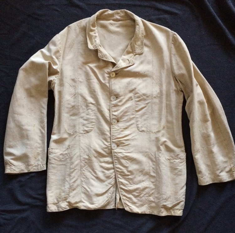 Even more antique menswear: a dupioni? silk jacket and two shirts with ...