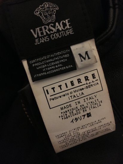 Versace Leather Jacket - Real or Fake 