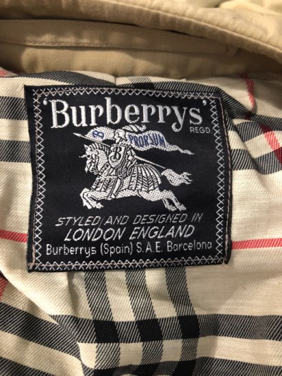 Help with Burberrys Labels from Barcelona Spain Trenchcoats | Vintage  Fashion Guild Forums
