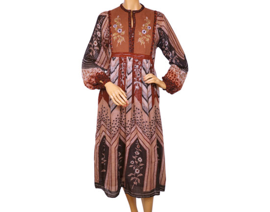 Indian Gauze Cotton Dress Metallic Thread.jpg