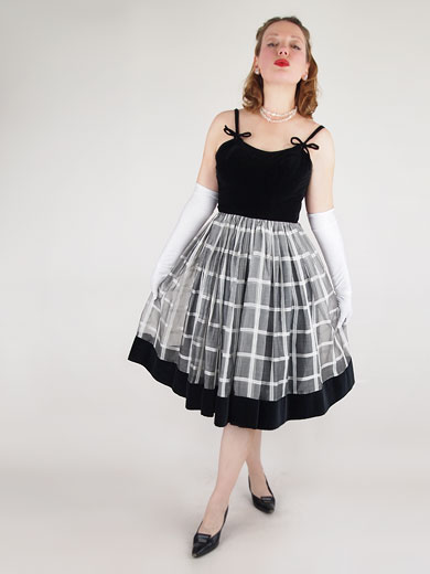 item180.1-50s-vintage-black-velvet-white-plaid-organza-party-dress.jpeg