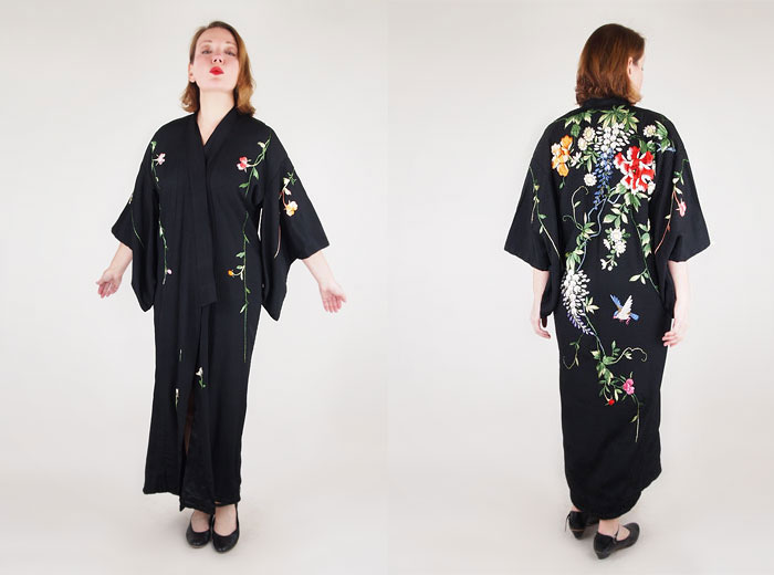item208.1-20s-vintage-black-silk-kimono-robe-floral-embroidery.jpg