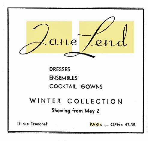 JaneLendParisDesignersAd1960.jpg