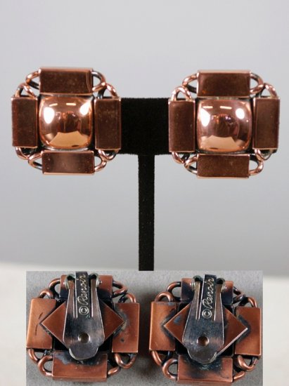JE90-vintage 1950s Renoir copper earrings modernist - 5 copy.jpg
