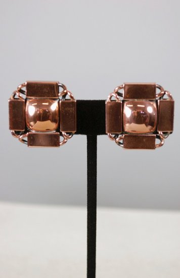 JE90-vintage 1950s Renoir copper earrings modernist - 5.jpg