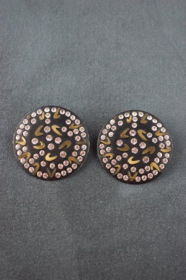 JE99-giant button earrings 80s rhinestones boomerang designs - 1.jpg