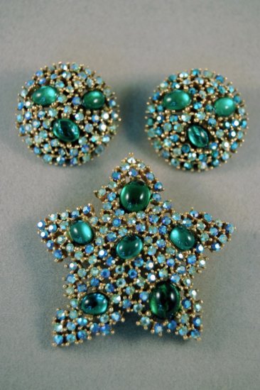 JS12-green rhinestone star pin & earrings set ART - 8.jpg