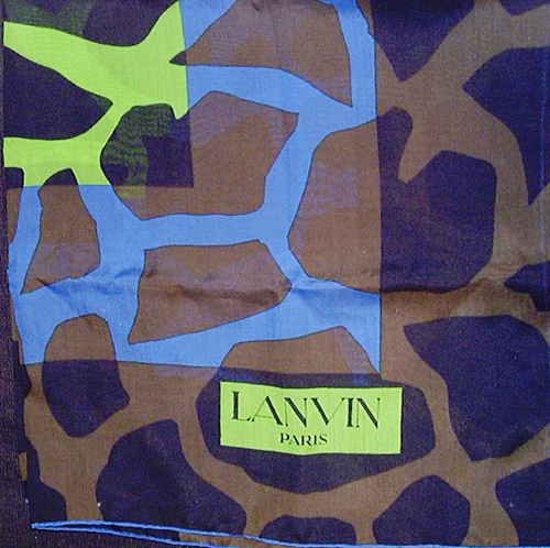 lanvin perfume hanky,gift with purchase,anothertimevintageapparel.JPG