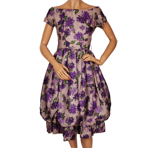 Lavender Floral Silk 50s Dress.jpg