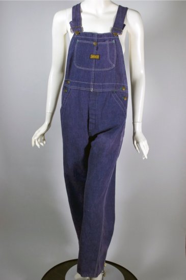LP46-dark blue denim bib overalls 1950s-60s workwear - 01.jpg