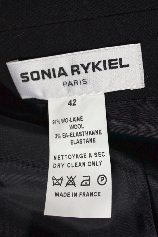 LST127-double breasted black jacket Sonia Rykiel late 1990s - 11.jpg