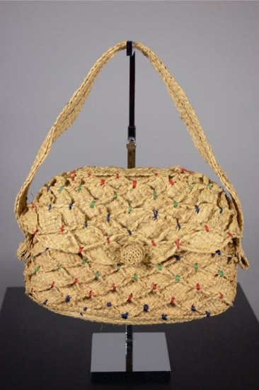 P349-1950s handbag purse straw natural color made in Italy - 2.jpg