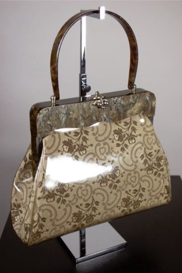 P354-Florida Handbags of Miami 1950s bag lucite frame brocade tapestry - 03.jpg