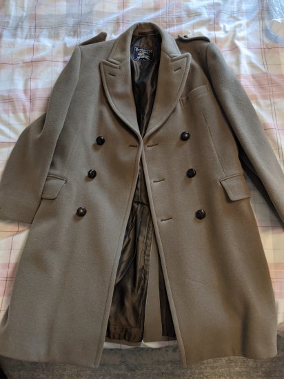 Thrifted a Burberry Overcoat - what do you think?
