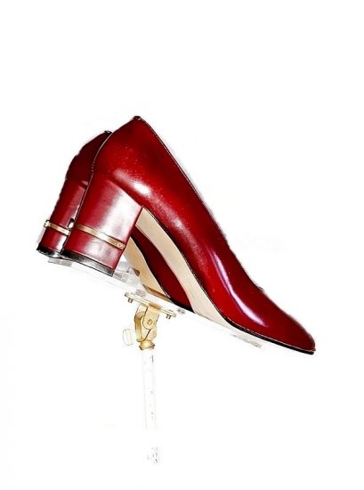 red e aigner vintage pumps shoes,brass trim,E letter,never worn,bettebegoodvintage.jpg