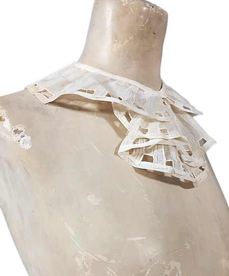 ruffled jabot dectached 30s collar cotton-PhotoRoom.png-PhotoRoom.png