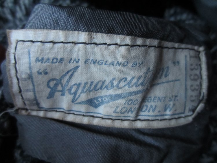 Help Identify the age/era of this Aquascutum coat label. 80s ...