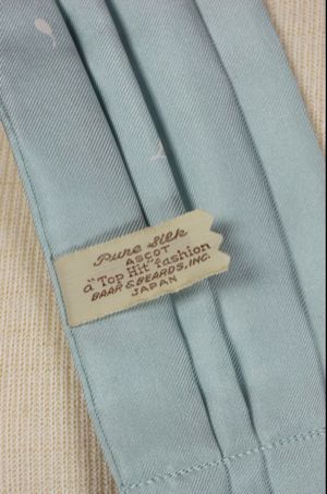 SC58-1950s pale blue silk ascot scarf Top Hit - 3.jpg