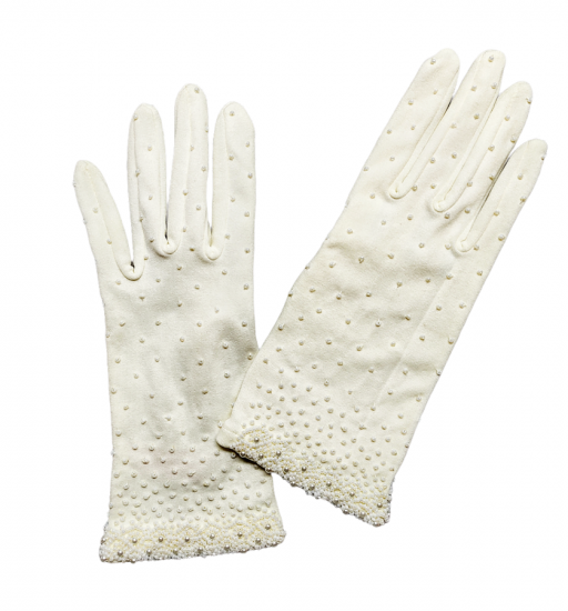 short fancy beaded white vintage gloves unworn 1.png