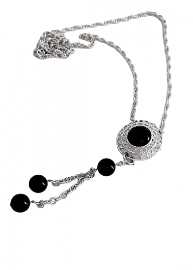 silver black 60s 3 way necklace pendant brooch pin s cov vintage.png