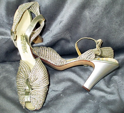 silver sandals shoes 50s.JPG