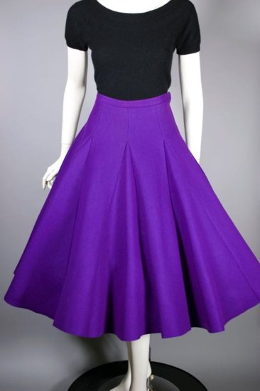 SK104-authentic 1950s circle skirt felt purple wool - 01.jpg