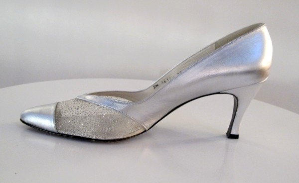 Stuart Weitzman Silver Sparkly Shoes1.jpg