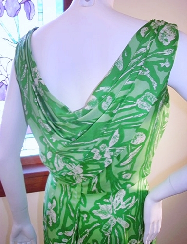 suzy perette green print dress.JPG