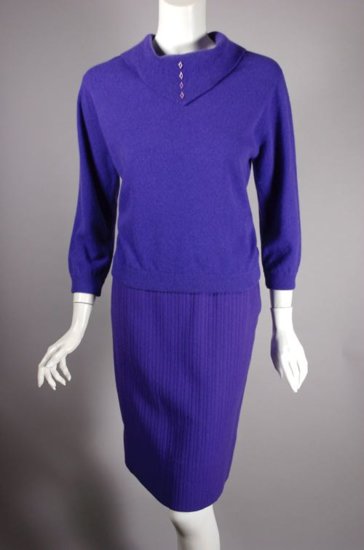 SW156-purple lambswool sweater 1950s 1960s pullover jumper - 2.jpg