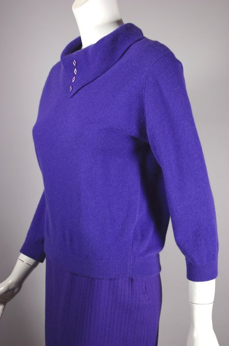 SW156-purple lambswool sweater 1950s 1960s pullover jumper - 5.jpg