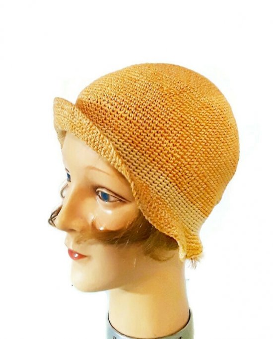 true vintage 1920s hat,1920s cloche,casual,sport cloche,anothertimevintageapparelvintage hats.jpg