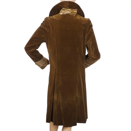 Vintage-1920s-Flapper-Coat-Brown-Velvet-backwithbow.png