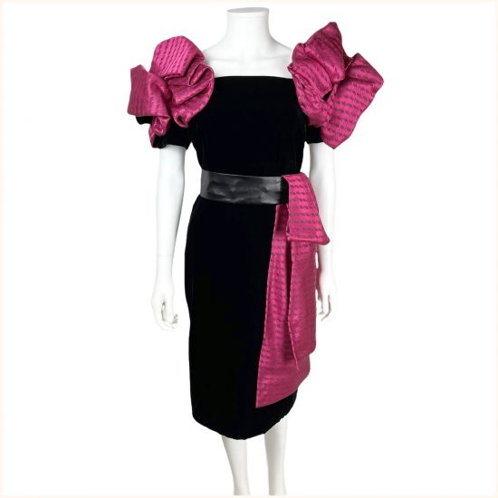 Vintage-1980s-Renato-Balestra-Dress-Black.png