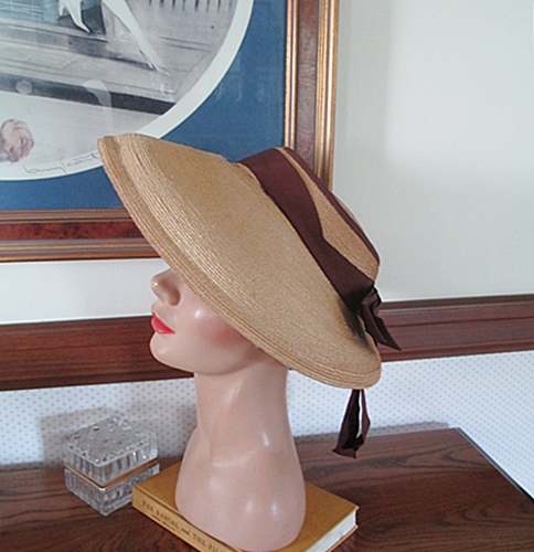 vintage-40-straws-hat-open crown-anothertimevintageapparel.JPG