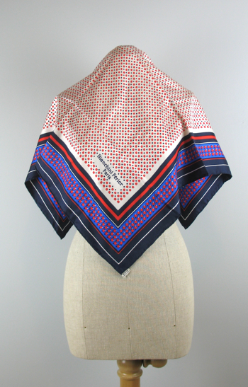vintage 70s silk scarf, bianchini ferier, paris - 1.jpg