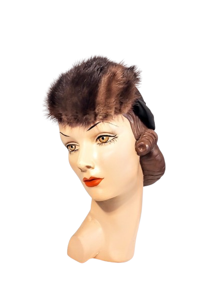 vintage_1940s_tilt_hat_brown_mink_fur_front-removebg-preview.png