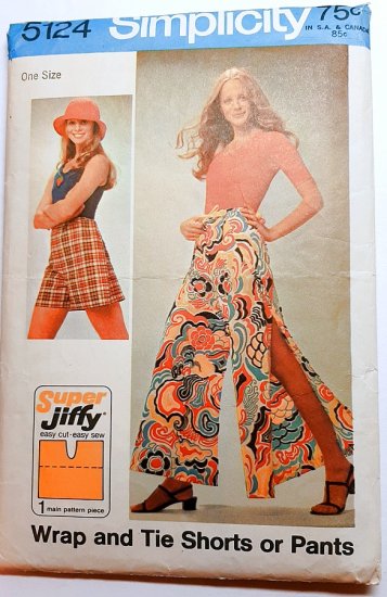 vtg 70s wrap tie shorts skirt pattern,simplicity.jpg