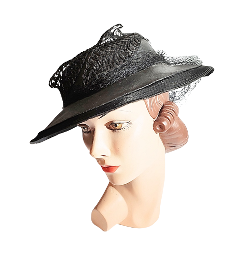 wide_brimmed_1940s_vintage_black_straw_hat_lace_trim-removebg-preview.png