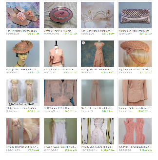 Etsy Treasury - You Made Me Blush - Vintage Finds | Vintage Fashion