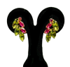 green pink pierced rhinestone earrings 2.png