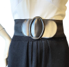 1950s vintage wide black belt black leather buckle-PhotoRoom.png-PhotoRoom.png