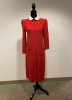 10.39.1 Red St John Knit Button Down Dress With White Collar (front).jpeg