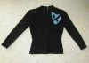 Black sweater with blue sequin design 002.JPG