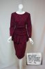 dress - peplum shirred black maroon-001.jpg